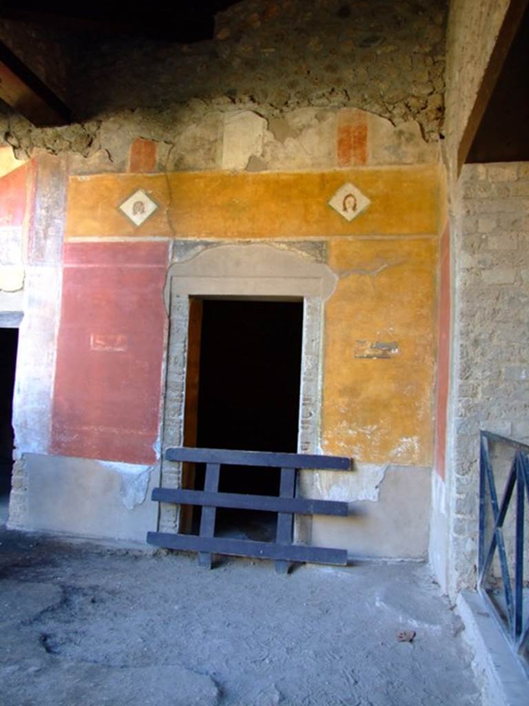 II.3.3 Pompeii. March 2009. Doorway to Room 12.