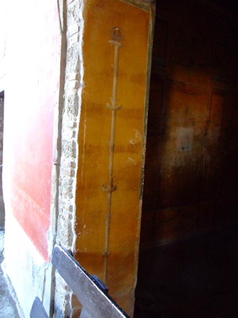 II.3.3 Pompeii. March 2009. Doorway to Room 12, South side.