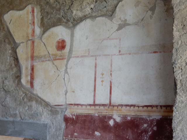 II.4.10 Detail of Wall from Tablinum of Praedia di Guilia Felice (Julia Felix).  
Now in Naples Archaeological Museum.

