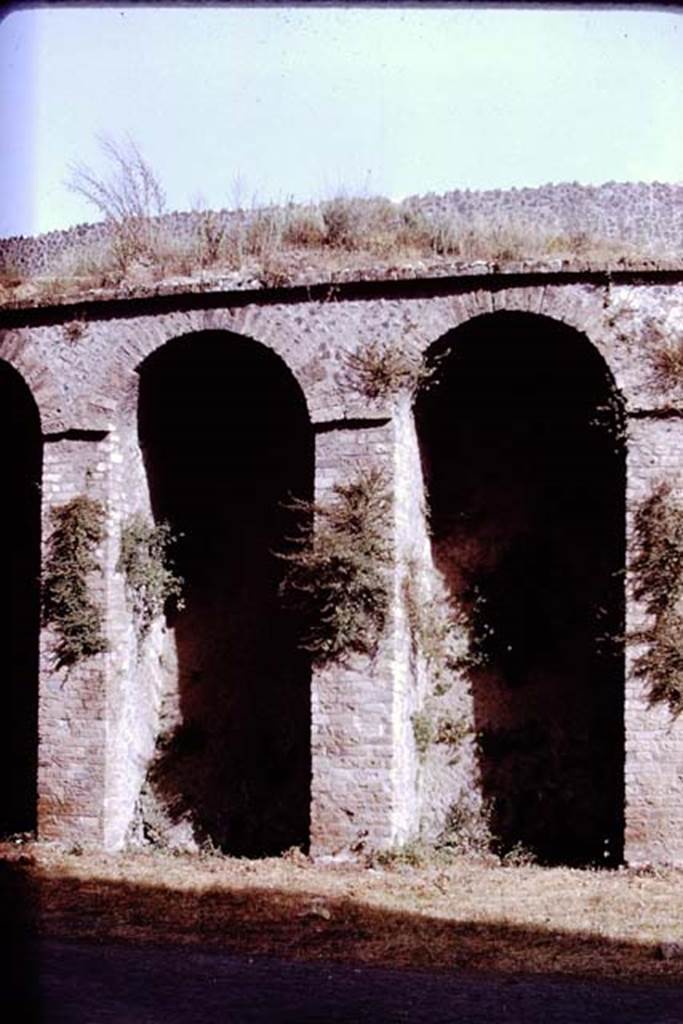 II.6 Pompeii. 1970. Central west side of ampitheatre. Photo by Stanley A. Jashemski.
Source: The Wilhelmina and Stanley A. Jashemski archive in the University of Maryland Library, Special Collections (See collection page) and made available under the Creative Commons Attribution-Non Commercial License v.4. See Licence and use details.
J70f0695