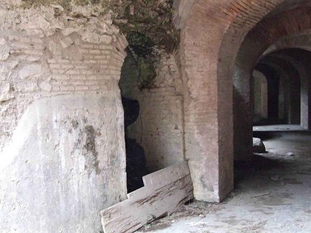 II.6 Pompeii. December 2006. Corridor under Amphitheatre, east side.