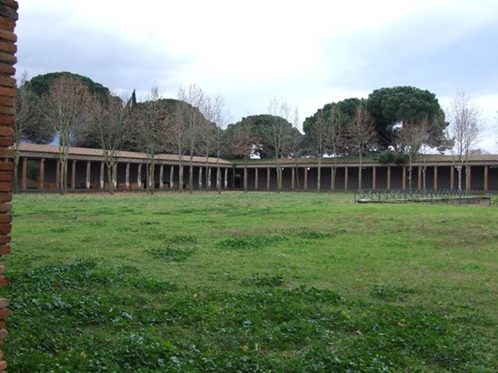 II.7.3 Pompeii. Palaestra. December 2006. Looking towards the south-west corner.