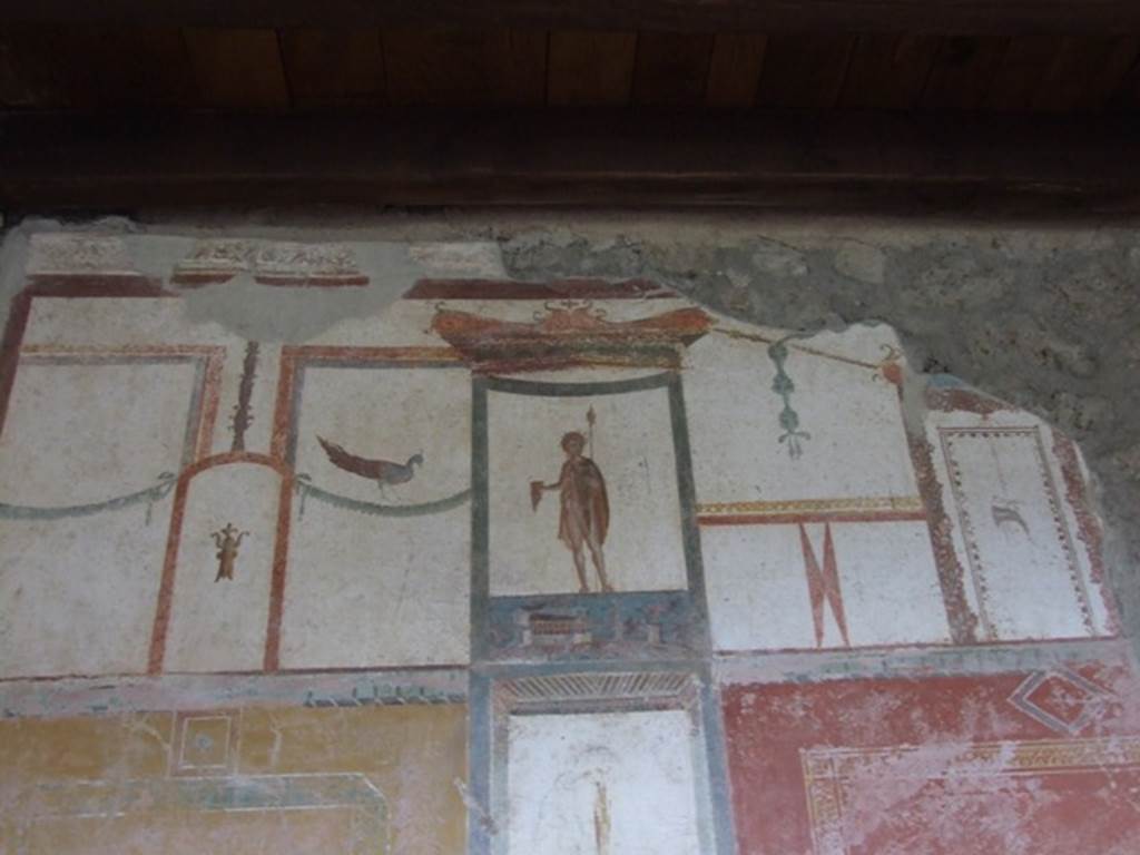 III.4.b. Pompeii. March 2009. Room 4. Exedra. Upper north wall.