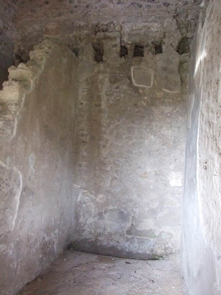 III.4.b Pompeii. March 2009. Room 2, looking towards north wall of the porter’s room.