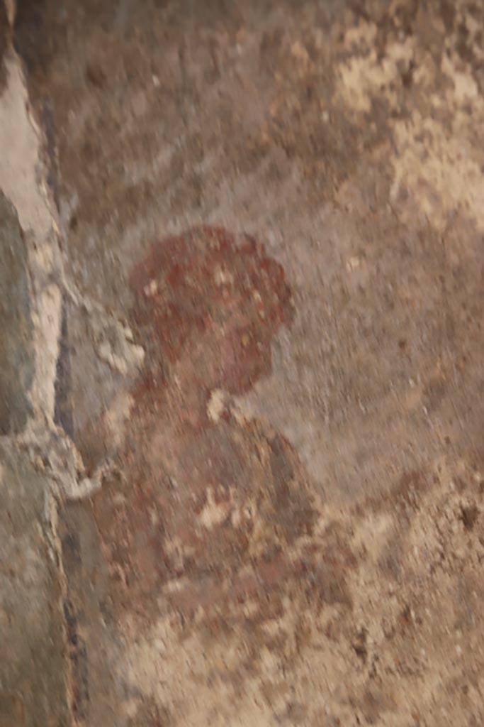 V.4.a Pompeii. October 2023.
Room ‘s’, detail from unidentified faded painting on south wall. Photo courtesy of Klaus Heese.