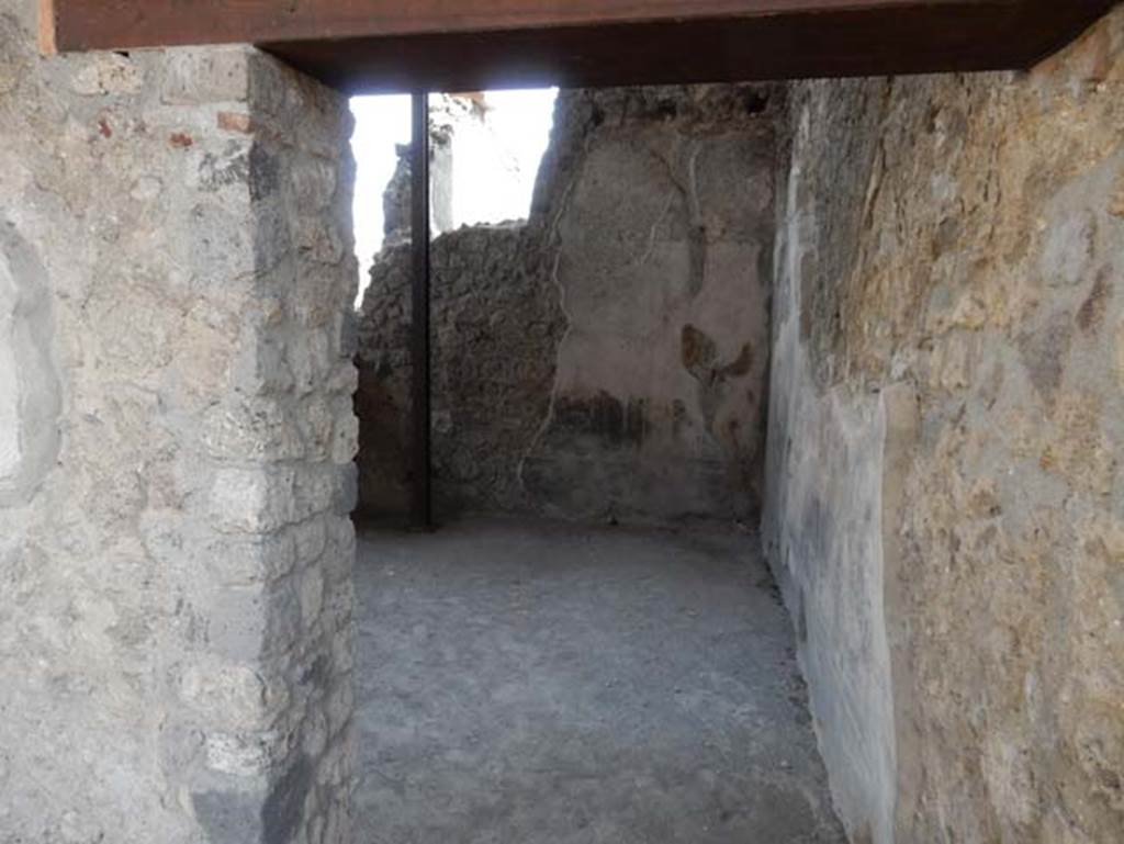 V.4.a Pompeii. May 2015. Doorway to second room to the south of the corridor leading to V.4.11. Photo courtesy of Buzz Ferebee.