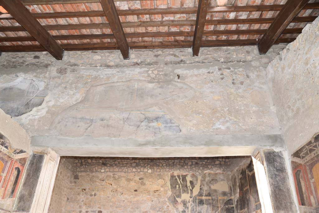 V.4.a Pompeii. March 2018. Room ‘h’, upper west wall.
Foto Annette Haug, ERC Grant 681269 DÉCOR.