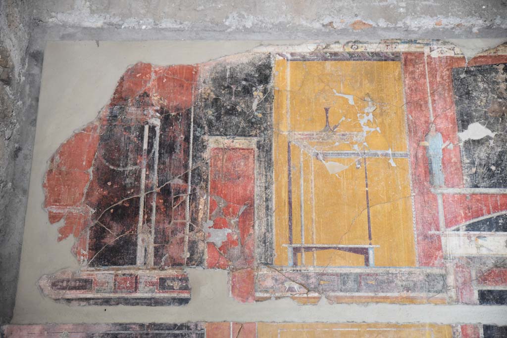 V.4.a Pompeii. March 2018. Room ‘g’, upper west wall at south end.
Foto Annette Haug, ERC Grant 681269 DÉCOR.