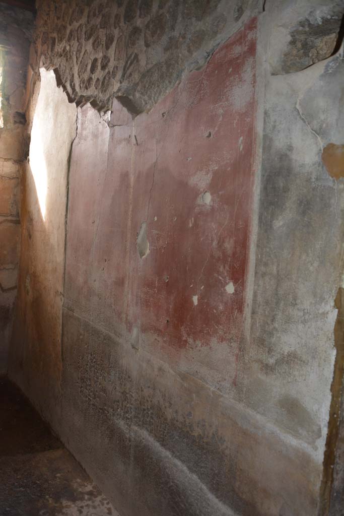 V.4.a Pompeii. March 2018. Room ‘d’, detail from north wall.
Foto Annette Haug, ERC Grant 681269 DÉCOR.