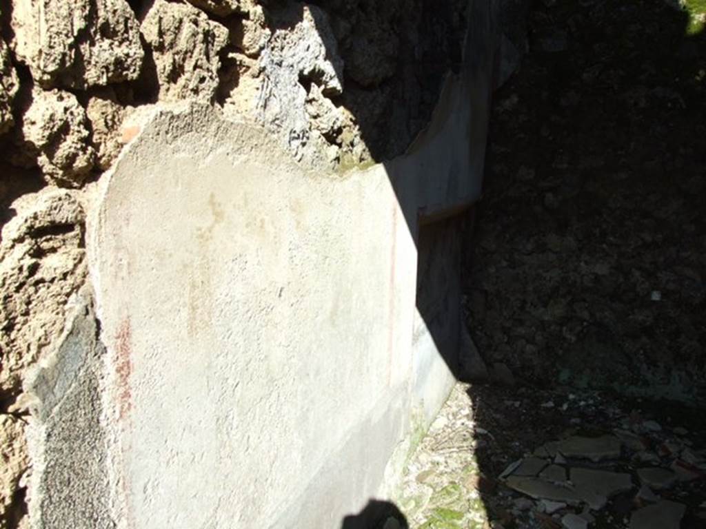 V.4.c Pompeii. March 2009. Room H, north wall of cubiculum.