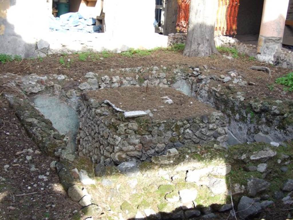 VI.1.7 House of the Vestals. Pool in peristyle.