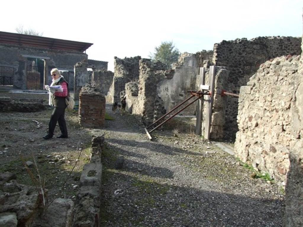 VI.1.7 Pompeii. December 2007. Room 36, looking west.