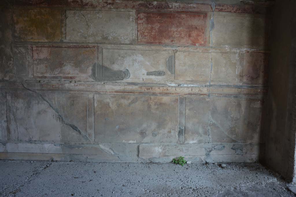 VI.2.4 Pompeii. March 2019. Lower north wall of oecus.
Foto Annette Haug, ERC Grant 681269 DCOR.
