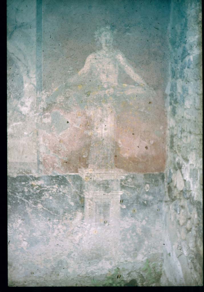 VI.2.4 Pompeii. Wall Painting of nymph.
Photographed 1970-79 by Günther Einhorn, picture courtesy of his son Ralf Einhorn.