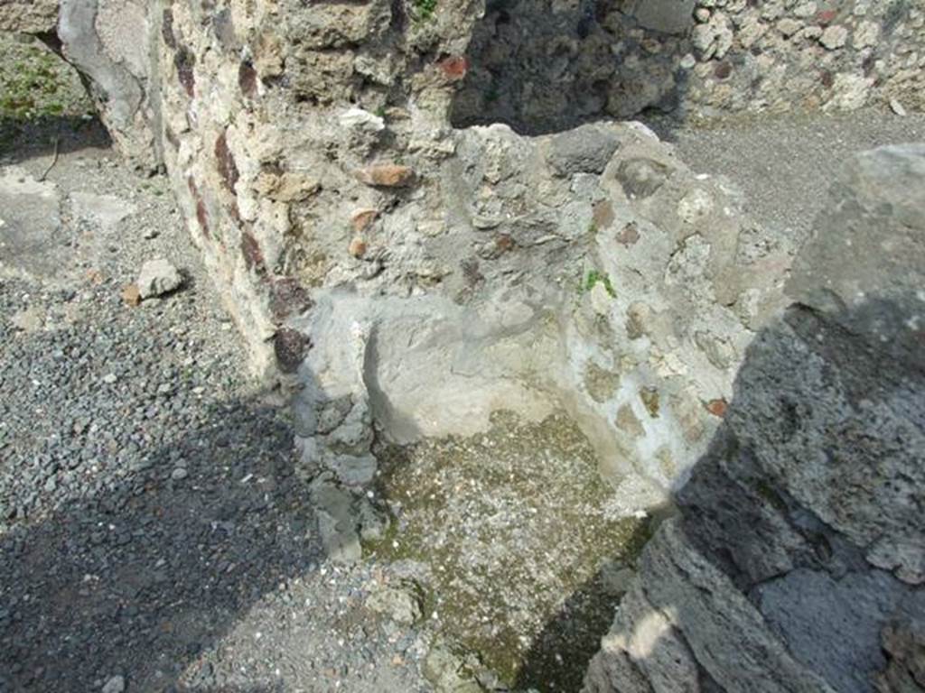 VI.3.3 Pompeii. March 2009. Room 8, East wall.