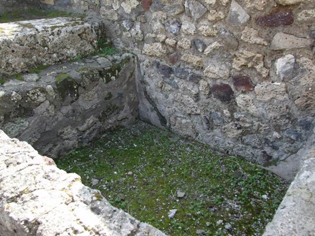 VI.3.3 Pompeii. March 2009. Room 8, water trough