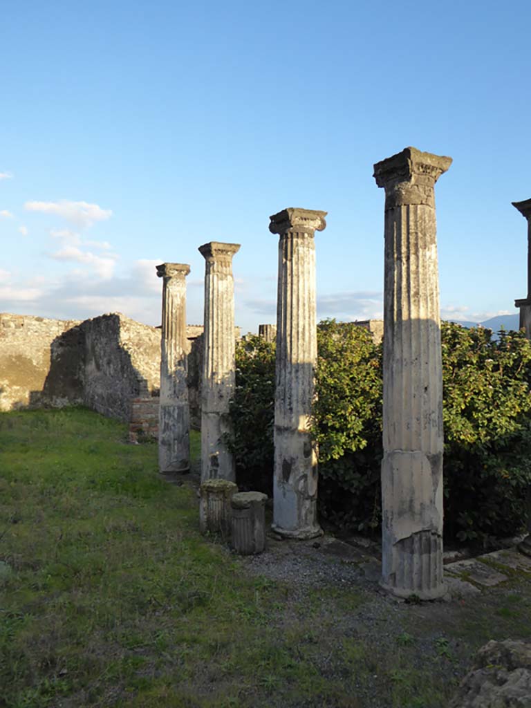 VI.6.1 Pompeii. January 2017. Columns on north portico.
Foto Annette Haug, ERC Grant 681269 DCOR.
