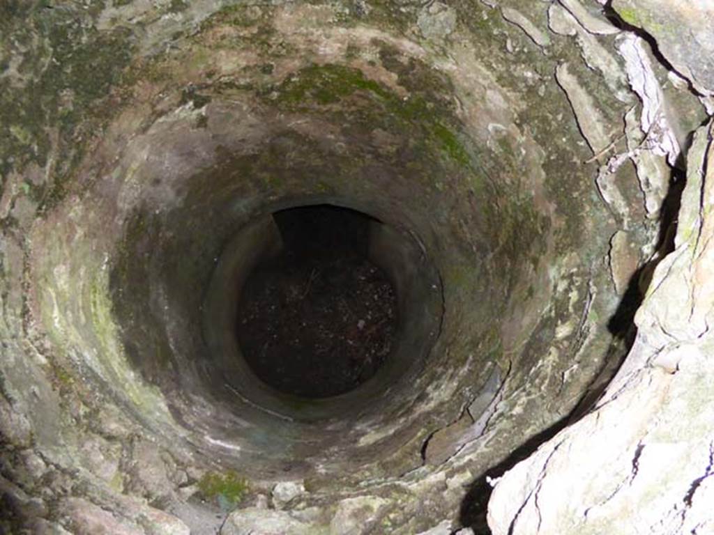 VI.7.23 Pompeii. October 2014. Well, near west wall of garden terrace. Photo courtesy of Michael Binns.