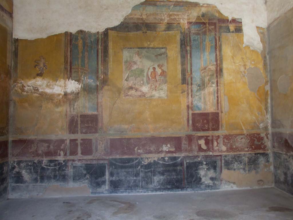 VI.8.3/5 Pompeii. March 2009. Room 12, east wall of dining room.