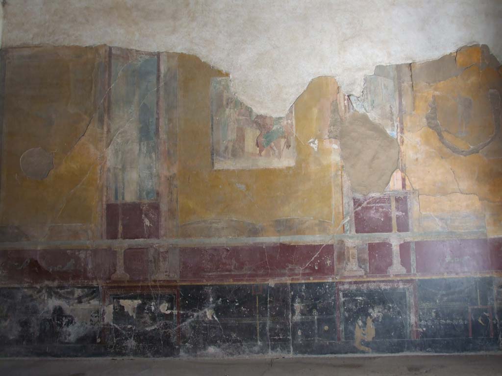 VI.8.3/5 Pompeii. March 2009. Room 12, south wall of dining room. 