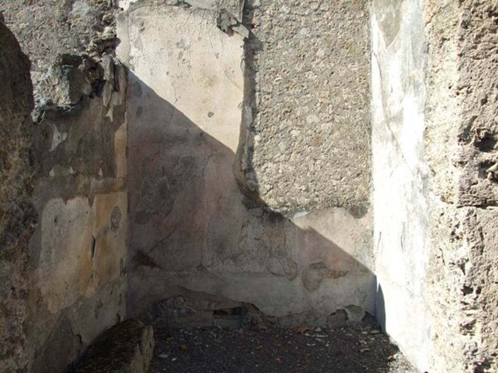 VI.8.22 Pompeii. March 2009. North wall of room 17.