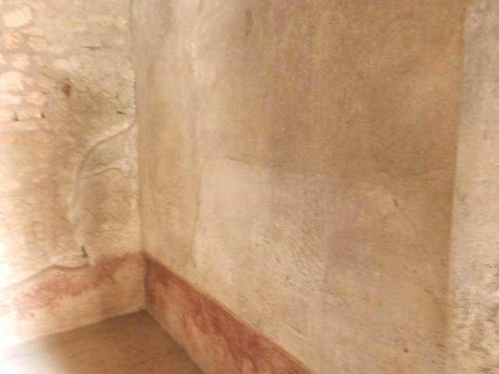 VI.8.23 Pompeii. May 2017. South wall of room on north side of entrance corridor.
Photo courtesy of Buzz Ferebee.