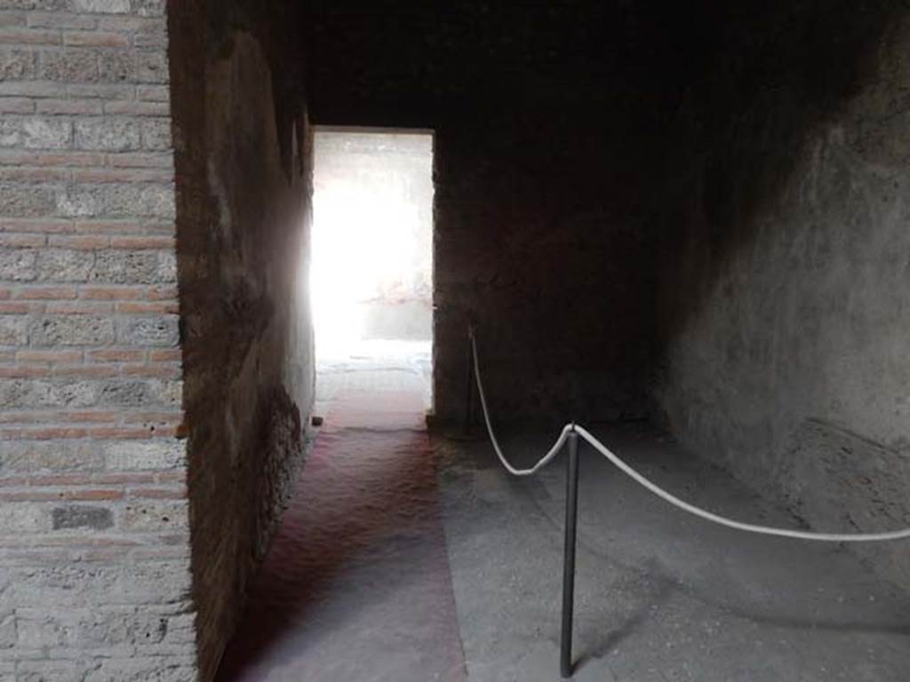 VI.8.23 Pompeii. May 2017. Room in north-east corner of atrium leading to VI.8.24, looking north. Photo courtesy of Buzz Ferebee.