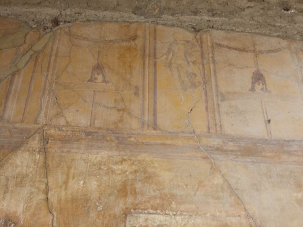 VI.9.2 Pompeii. December 2007. Room 24. Corinthian Oecus. Upper South wall.
