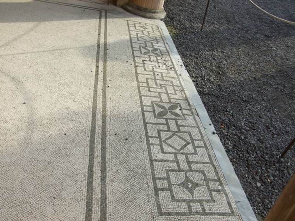 VI.9.2 Pompeii. December 2007. Room 24. Corinthian Oecus. Mosaic floor.