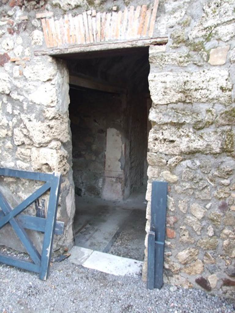 VI.9.2 Pompeii. December 2007. Doorway to Room 31.