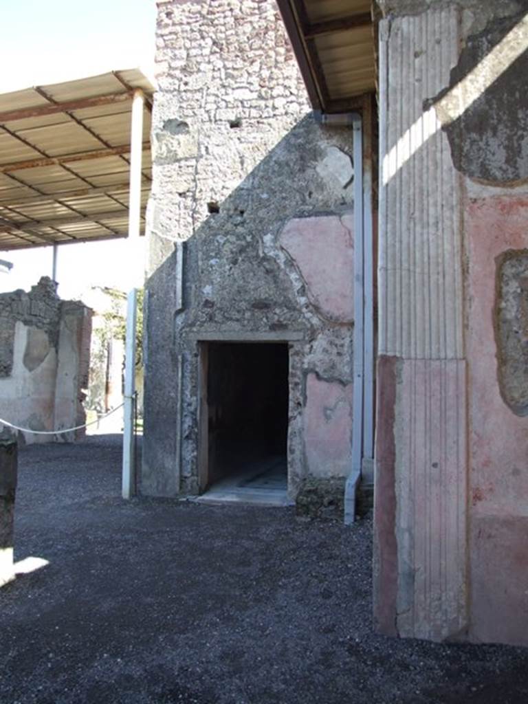 VI.9.6 Pompeii. March 2009. Looking across atrium towards Tablinum.