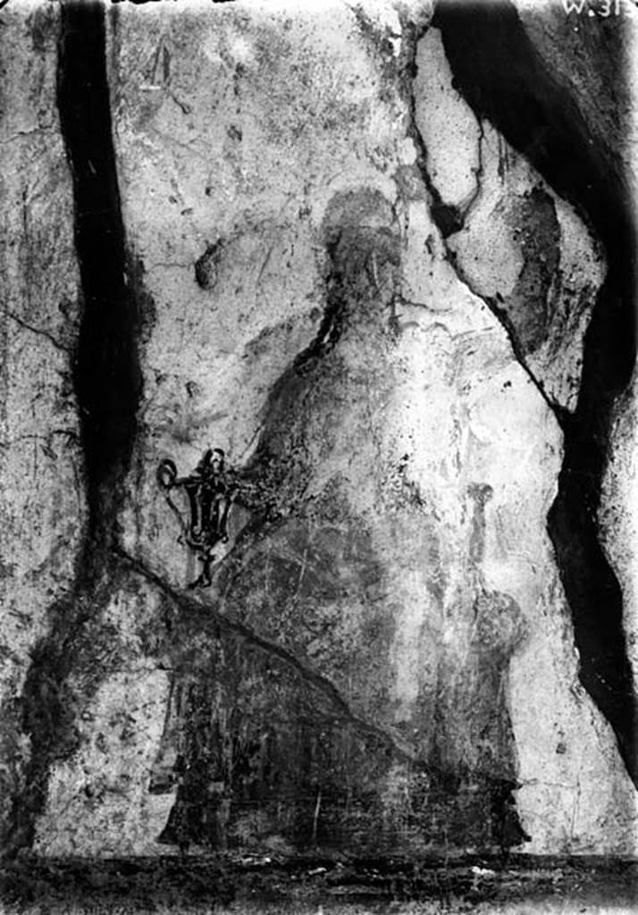 230994 Bestand-D-DAI-ROM-W.313.jpg
VI.9.6 Pompeii. W.313. Room 8, detail of figure from west wall.
Photo by Tatiana Warscher. With kind permission of DAI Rome, whose copyright it remains.
See http://arachne.uni-koeln.de/item/marbilderbestand/230994