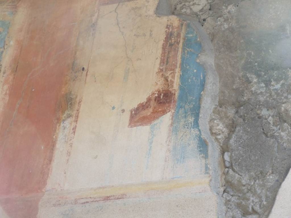VI.9.6 Pompeii. March 2009. Room 9, painted balcony, from south wall of tablinum.