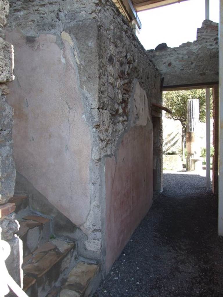 VI.9.6 Pompeii. March 2009. Room 10. Corridor and stairs.
