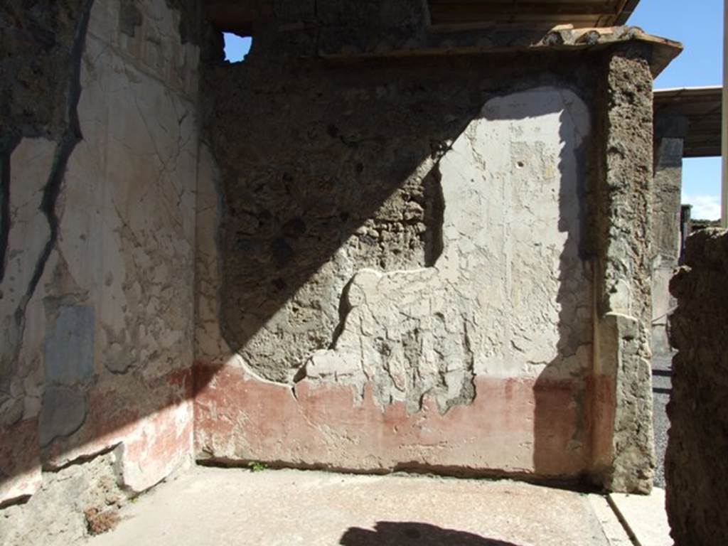 VI.9.6 Pompeii. March 2009. Room 14. East wall.