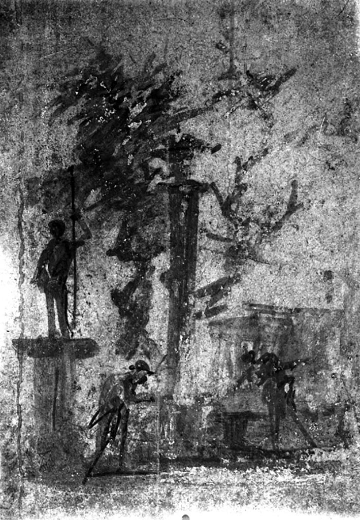 VI.9.6 Pompeii. W.306, Room 21, north panel of west wall.
Photo by Tatiana Warscher. Photo © Deutsches Archäologisches Institut, Abteilung Rom, Arkiv.