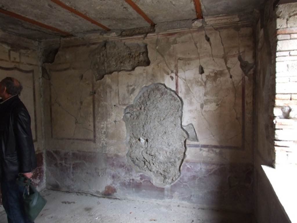 VI.9.6 Pompeii. March 2009. Room 21. North wall.
