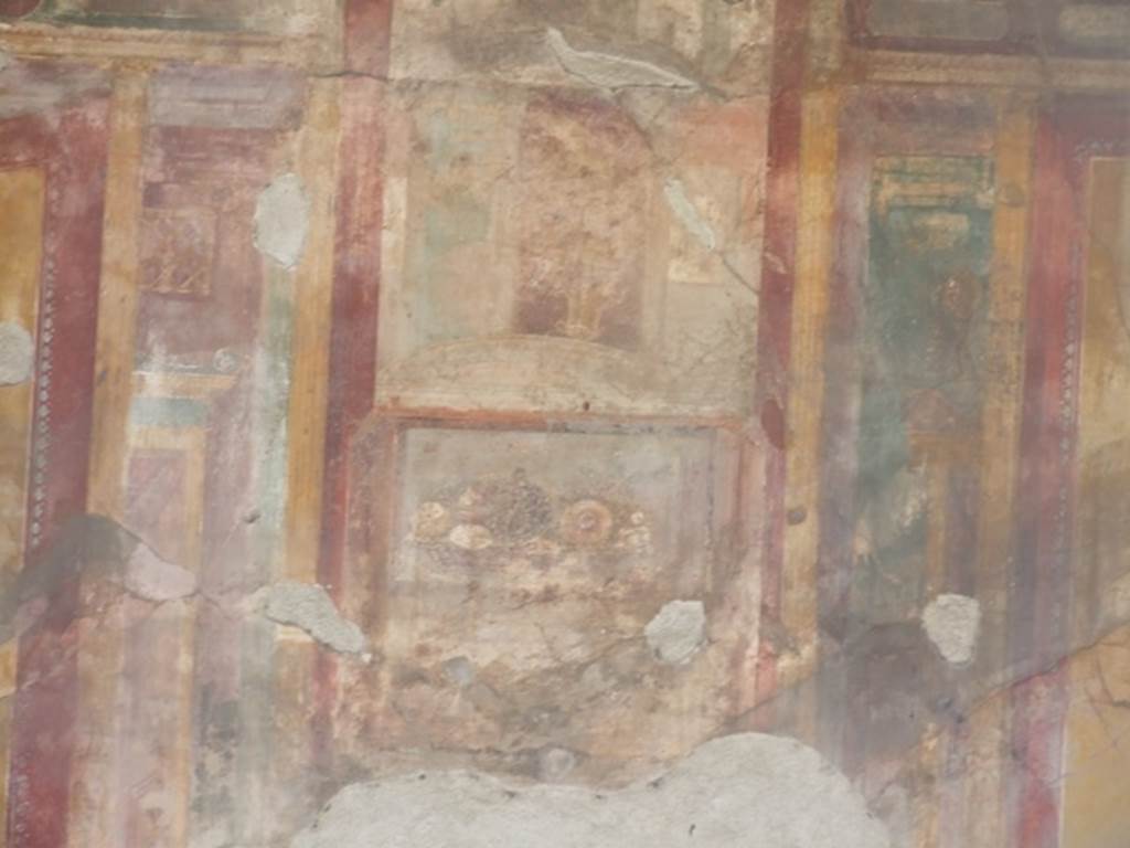 VI.9.6 Pompeii. March 2009. Room 6. Peristyle. West wall.