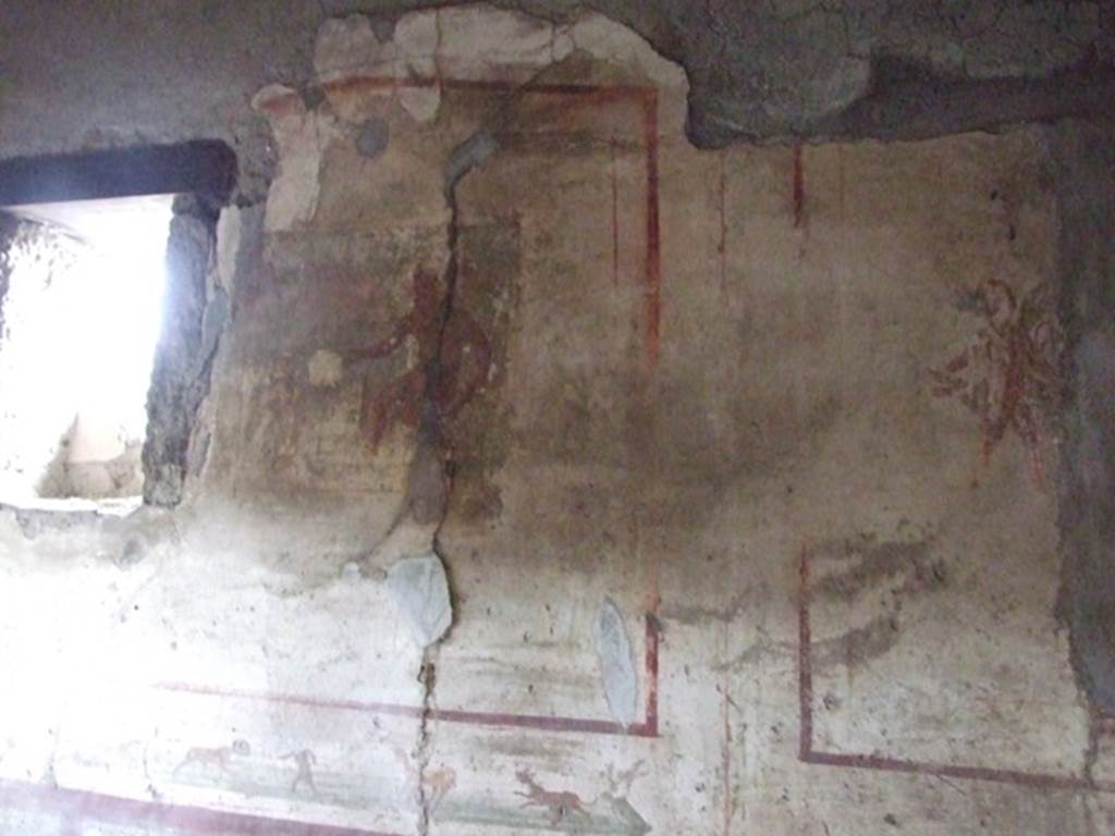 VI.10.1 Pompeii. March 2009. Rear room on south side. South wall.