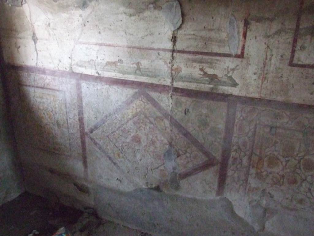 VI.10.1 Pompeii. March 2009. Rear room on south side. South wall.