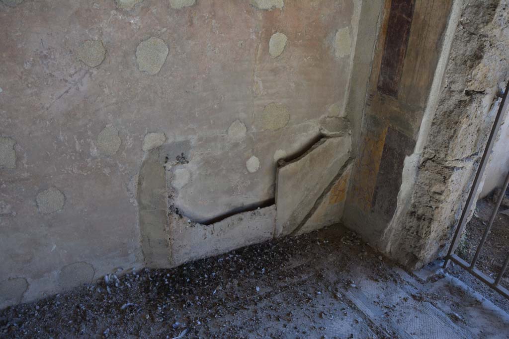 VI.11.10 Pompeii. November 2017. Room 46, south-east corner.
Foto Annette Haug, ERC Grant 681269 DÉCOR