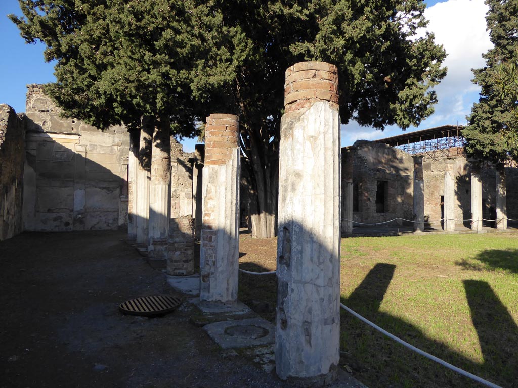 VI.12.2 Pompeii. January 2017. Looking north-east from west portico.
Foto Annette Haug, ERC Grant 681269 DÉCOR.