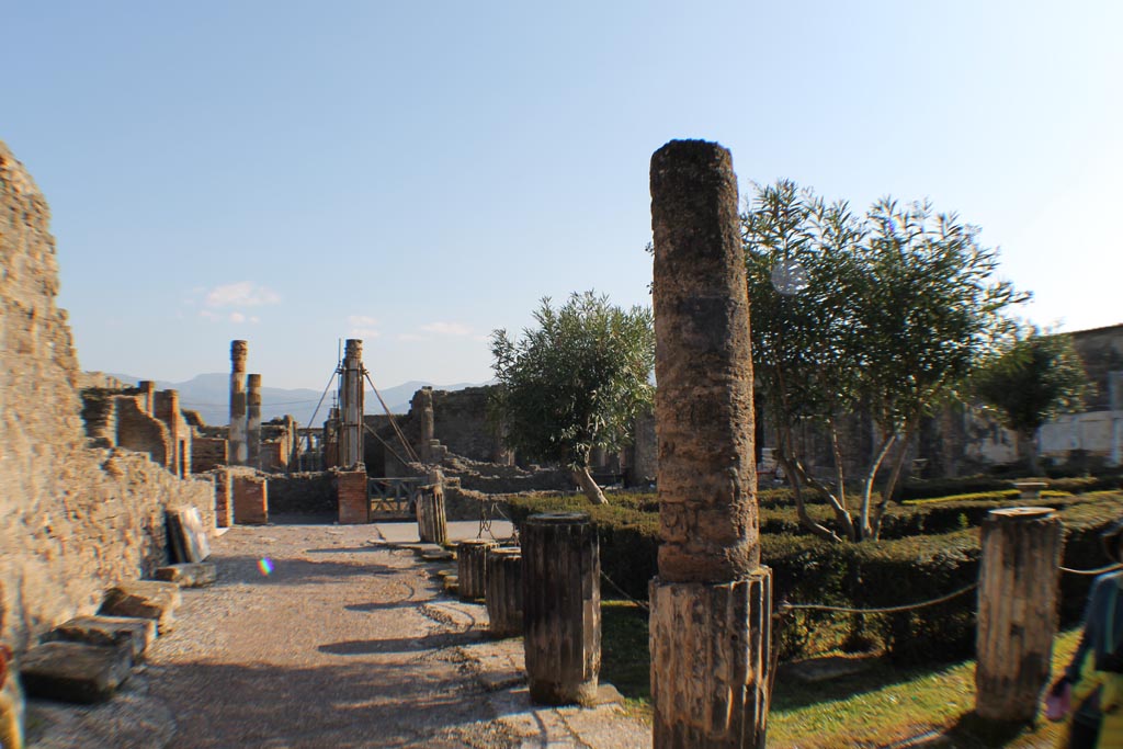 VI.12.2 Pompeii. March 2014. Looking south along east side of Middle Peristyle.
Foto Annette Haug, ERC Grant 681269 DÉCOR.