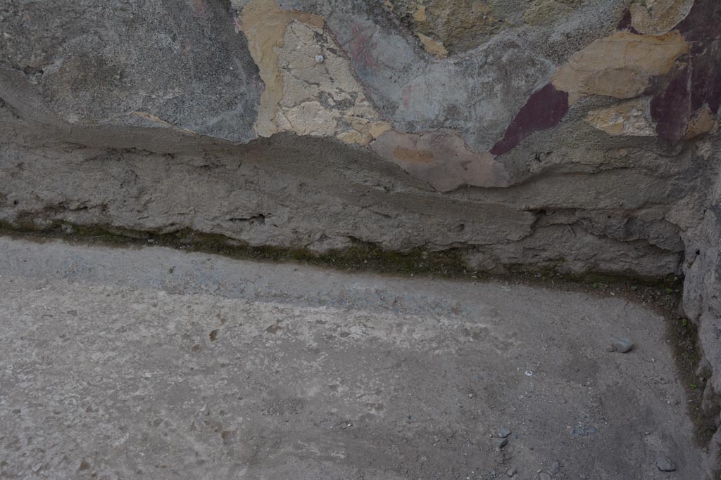 VI.12.2 Pompeii. November 2017. Room 35, detail from lower west wall.
Foto Annette Haug, ERC Grant 681269 DÉCOR.