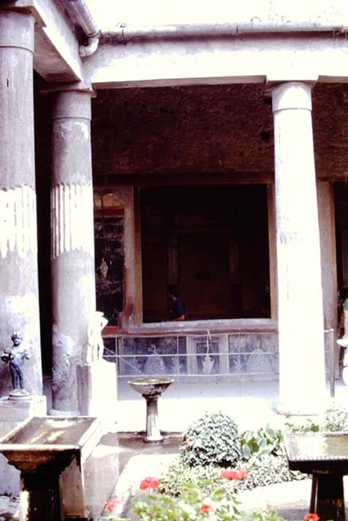VI.15.1 Pompeii, 1973. North-east corner of garden area. Photo by Stanley A. Jashemski.
Source: The Wilhelmina and Stanley A. Jashemski archive in the University of Maryland Library, Special Collections (See collection page) and made available under the Creative Commons Attribution-Non Commercial License v.4. See Licence and use details. J73f0244