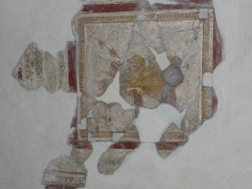 VI.16.7 Pompeii. June 2013. Room R, vaulted painted ceiling, after restoration.
Photo courtesy of Buzz Ferebee.