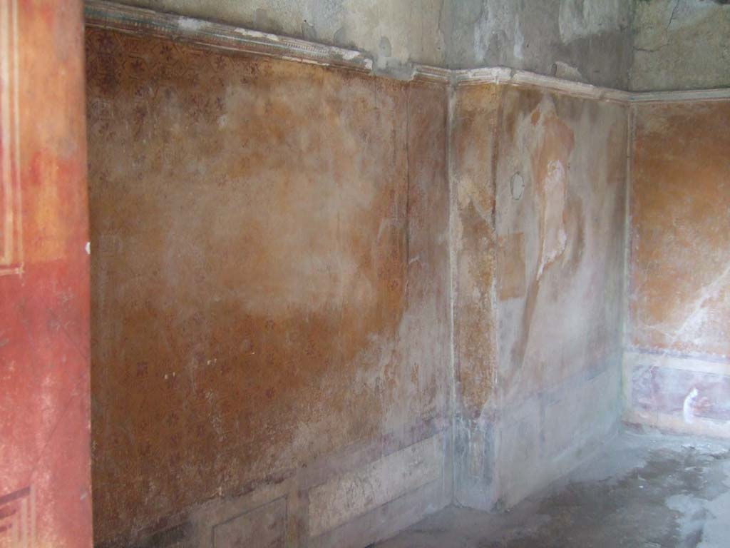 VI.16.7 Pompeii. May 2006. Room I, west wall.