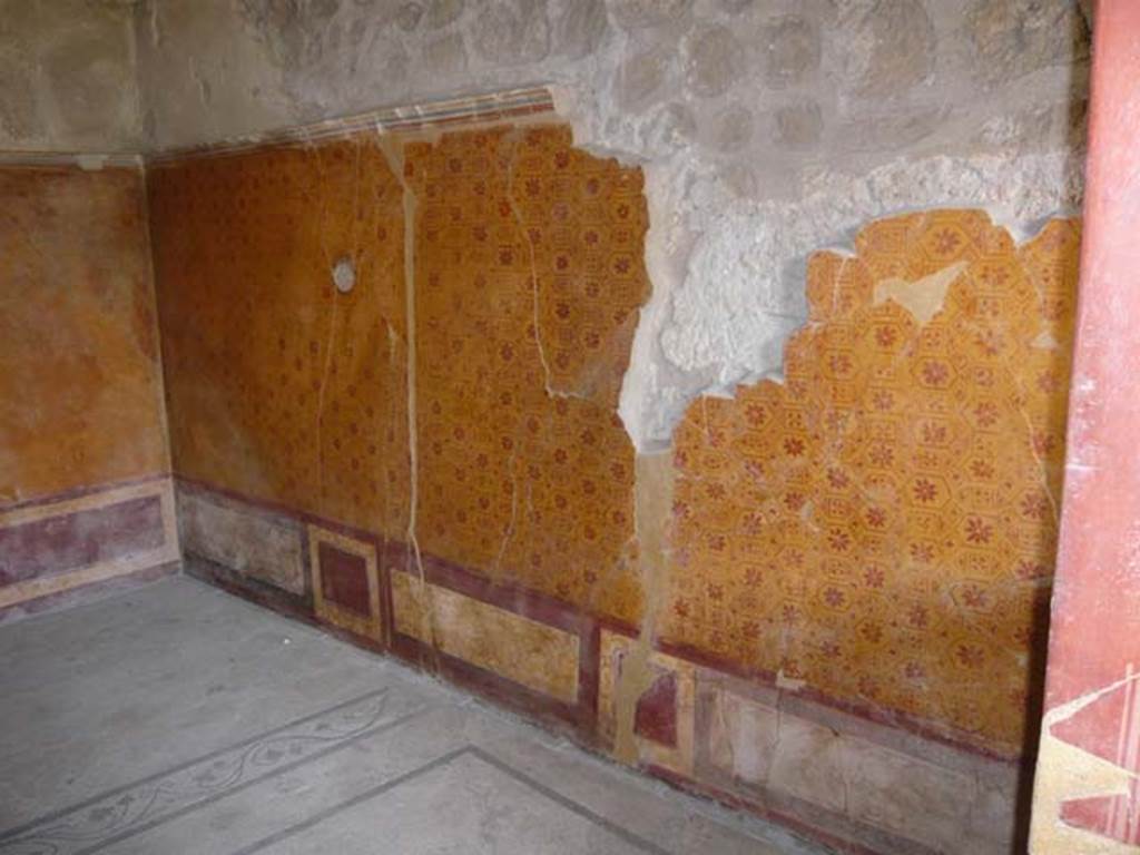 VI.16.7 Pompeii. June 2013. Room I, east wall, after restoration.
Photo courtesy of Buzz Ferebee.