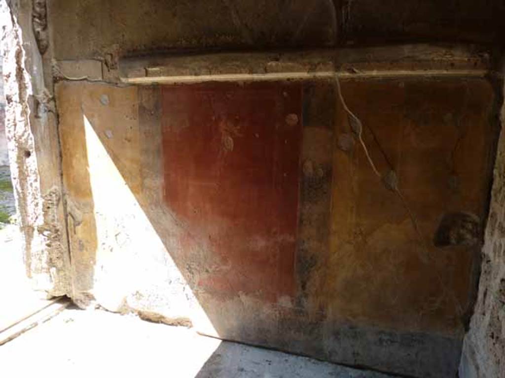 VI.16.7 Pompeii. May 2010. North wall of room D.
