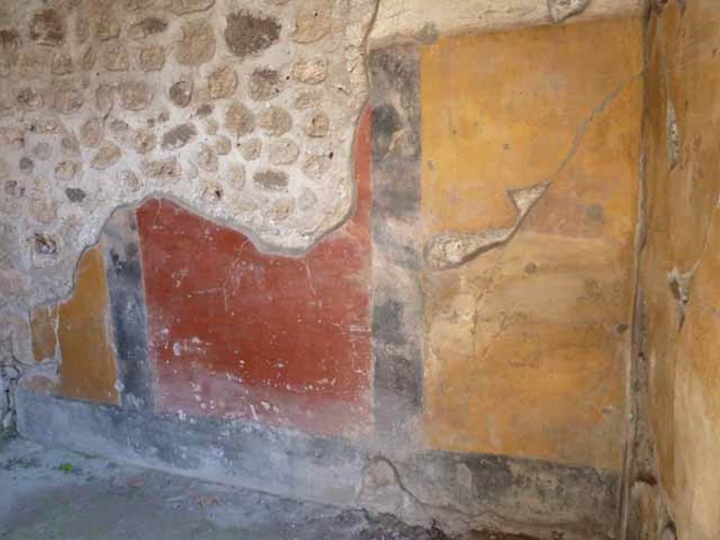 VI.16.7 Pompeii. May 2010. South wall of room D.